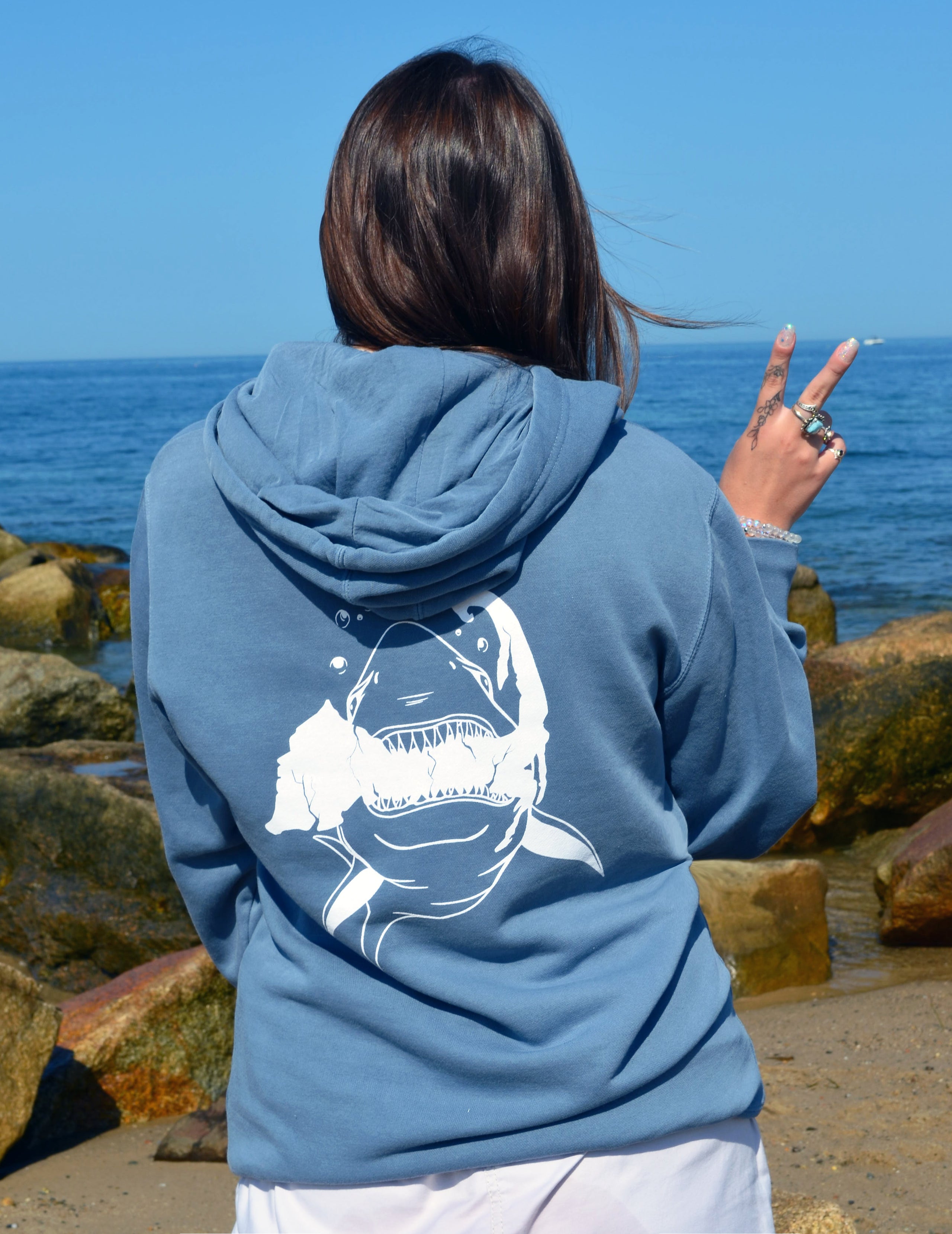 Sweatshirt Cape Shark Hoodie
